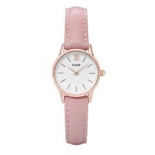 Cluse Ladies Analogue Classic Quartz Connected Wrist Watch With Leather Strap Cl50010