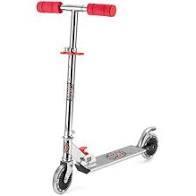 Xootz Folding Scooter With LED Wheels Red