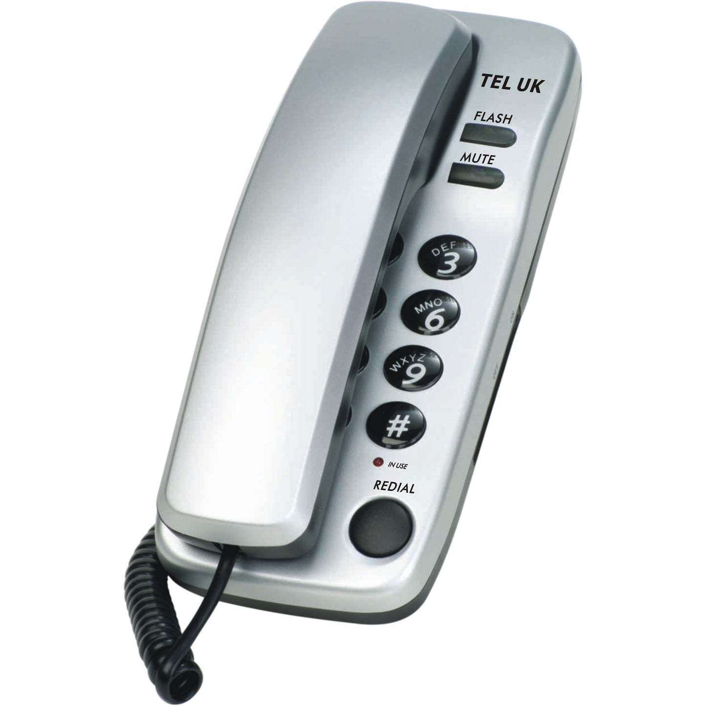 Tel UK Sorrento Corded Telephone - Graphite