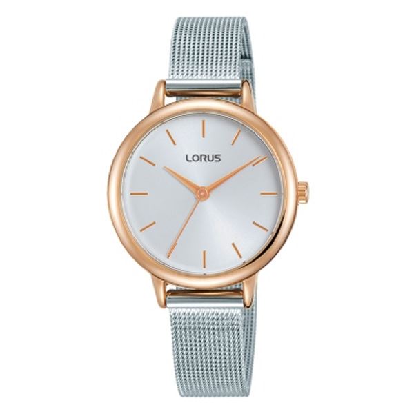 Lorus Ladies Fashion Silver Analogue Bracelet Watch Rg224px9