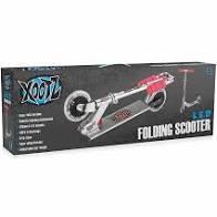 Xootz Folding Scooter With LED Wheels Red
