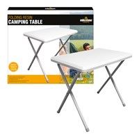 Milestone Resin Camping Foldaway Table-White (Carton of 6)