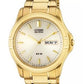 Citizen Eco-Drive Men's Gold Plated Bracelet Watch BM8142-88P