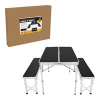 Milestone Portable Camping/Picnic Outdoor Table & Bench Set (Carton of 1)