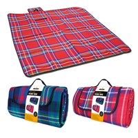 Milestone Extra Large Picnic Rug - Assorted Red or Blue (Carton of 16)