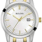 Bulova Ladies Ladies 98m122 Two Tone Bracelet Watch
