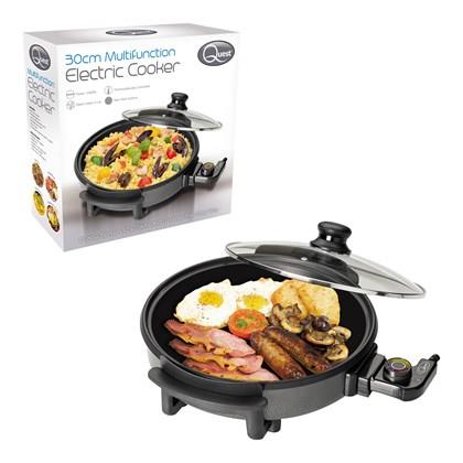 Quest 30cm Multi-Function Electric Cooker (Carton of 4)
