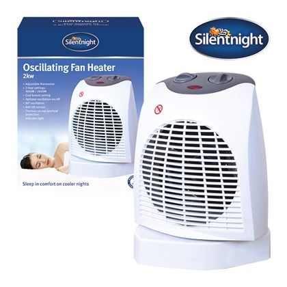 Silentnight 2Kw 90° Oscillating Fan Heater (Carton of 1)