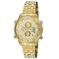 Citizen AI3882-50P Gold Plated Chronograph Bracelet Watch