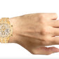 Citizen AI3882-50P Gold Plated Chronograph Bracelet Watch