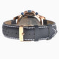 Sekonda Mens Watch Two Tone Case & Leather Strap With Blue Dial 1489