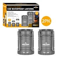 Milestone 2PACK Ultra Bright COB Camping Lantern (Carton of 12)