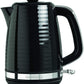 Daewoo Hive 1.7L Kettle & 2 Slice Toaster Black Textured Combo Set
