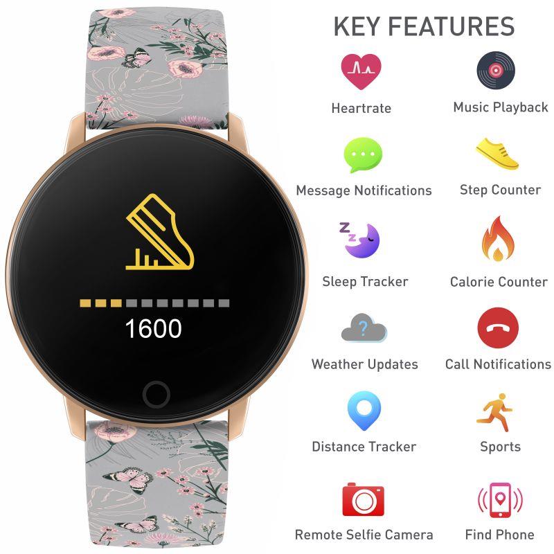 Reflex Active Ladies Floral Bluetooth Smartwatch Ra052064