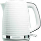 Daewoo Hive 1.7L Kettle & 2 Slice Toaster White Textured Combo Set