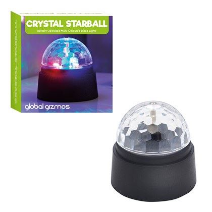 Global Gizmos Crystal Starball Disco Light (Carton of 16)