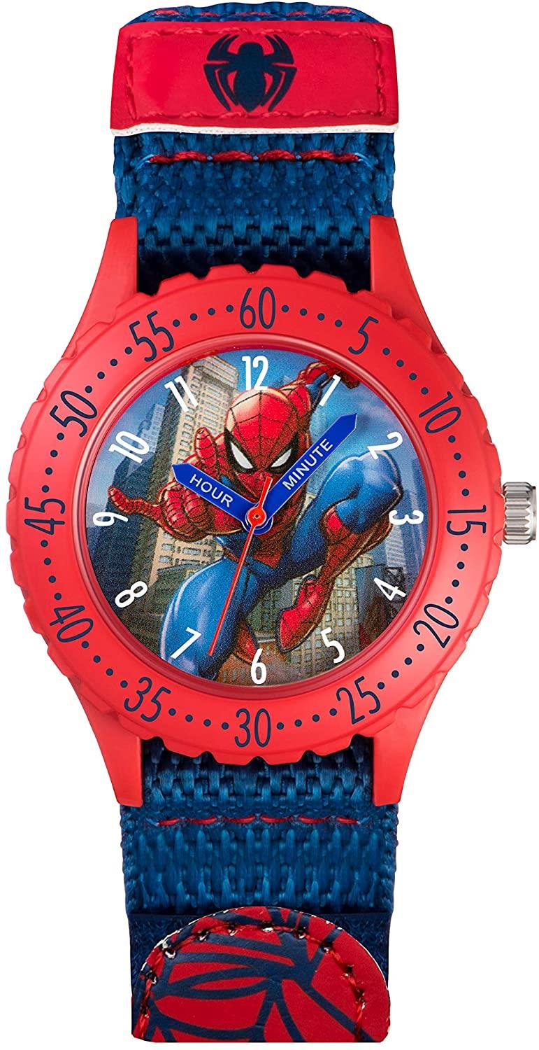 Disney Spiderman Children's Analogue Quartz Watch with Rubber Strap SPD3495