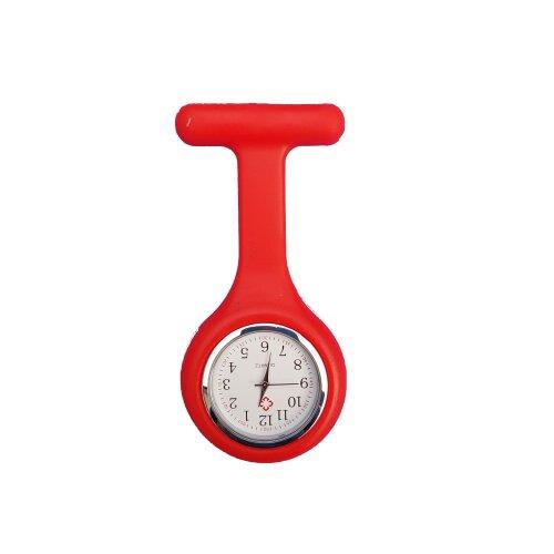Relda Red Fob Watch with Blue, Green & White cover Control Gel Professional TOC178