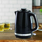 Daewoo Hive 1.7L Kettle & 2 Slice Toaster Black Textured Combo Set