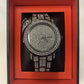 Ny London Mens Bling Watch Gunmetal.black Pi-7625