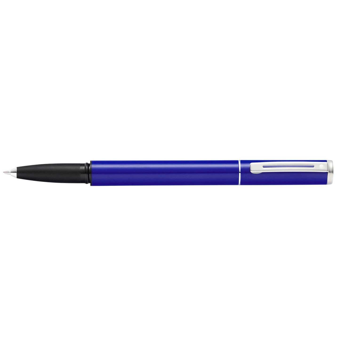 Sheaffer E1920151 Pop Blue Rollerball Pen Medium Tip with Chrome Trim - Black Ink