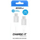 Advanced Accessories Premium 1 Metre Type C to Type C Cable- White