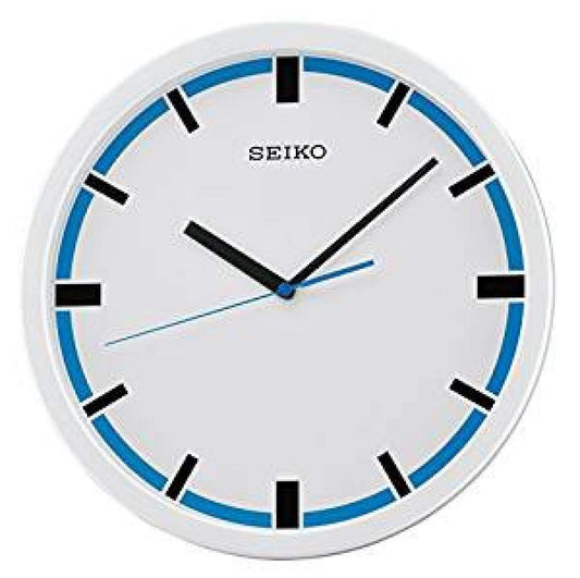 Seiko Round Blue Dial Wall Clock QXA476W