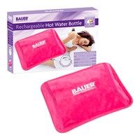 Bauer Rechargeable Electric Hot Water Bottle-Pink (Carton of 6)