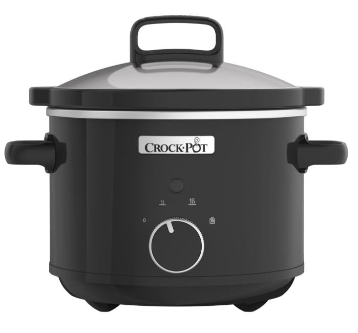 Crockpot Black 2.4L Slow Cooker (Refurbished)