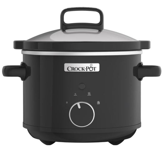 Crockpot Black 2.4L Slow Cooker (Refurbished)