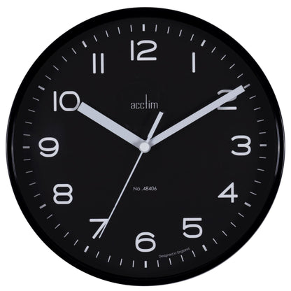 Acctim Runwell 20cm Round Wall Clock Available Multiple Colour