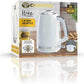 Daewoo Hive 1.7L Kettle & 2 Slice Toaster White Textured Combo Set