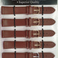 TNML Tan calf regular watch straps LONG card of 6 Available Sizes from 12mm To 20mm