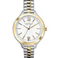 Caravelle Woman's Two Tone Square Watch - 45L139