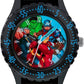 Disney Avengers Boys Analogue Quartz Watch with Textile Strap AVG5008