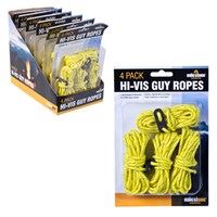 Milestone Pack of 4 Hi-Vis Guy Ropes (Carton of 24)