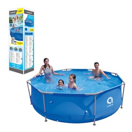 Avenli Round Super Steel Pool - 300 x76cm (Carton of 1)