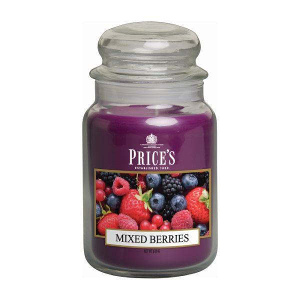 Price's Large Jar Candle Mixed Berries PBJ010615