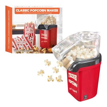 Global Gizmos Party Popcorn Maker - Includes 4 Popcorn Bags! (Carton of 4)