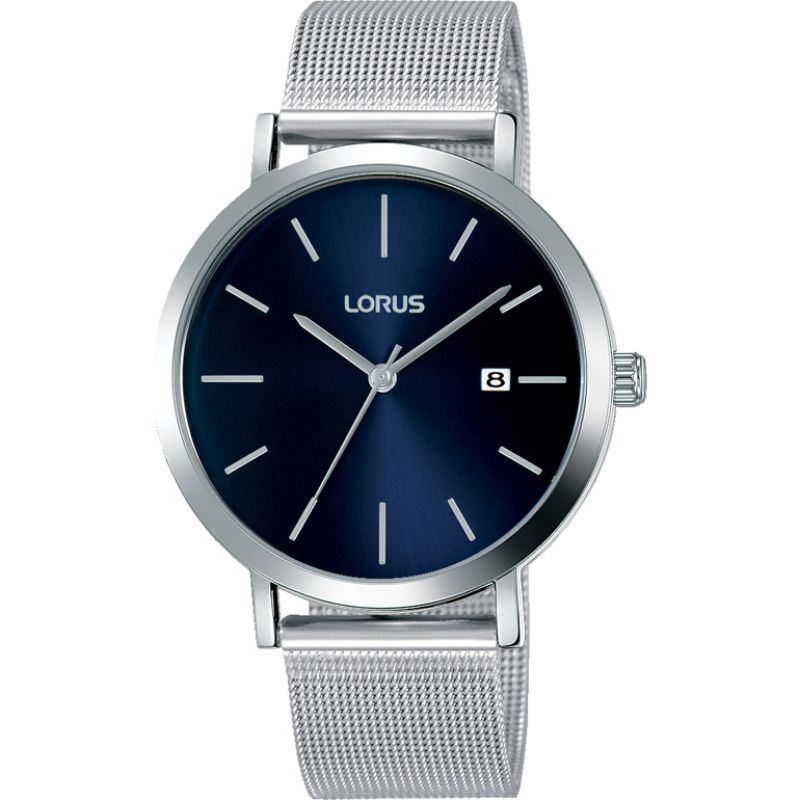 Lorus Mens Analogue Blue Dial Bracelet Watch Rh941jx9