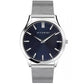 Accurist Mens Blue Face With Silver Mesh Strap Watch 7391