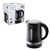 Quest 1.5L Fast Boil Kettle Black and Silver (Carton of 6)