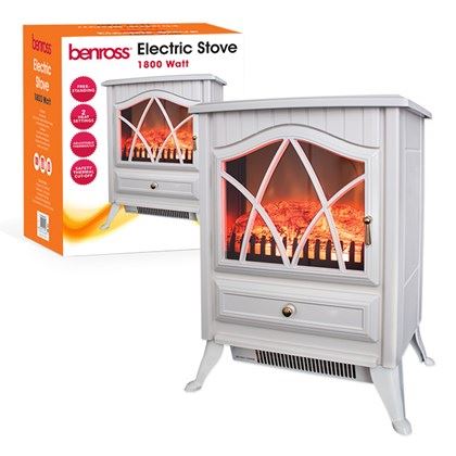 Benross Cast Iron Effect Electric Stove (Brown Box) (Carton of 1)