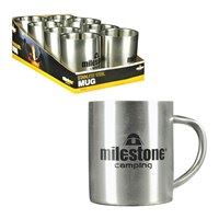Milestone 300ml Stainless Steel Mug (Carton of 24)