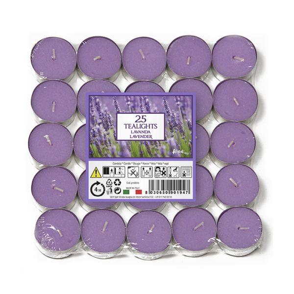 Aladino Lavender Nightlights Pack of 25  RRP £2.99 - 021937D