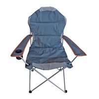 Milestone Deluxe Folding Leisure Chair With Cup Holder (Carton of 4)