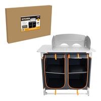 Camping Kitchen -Windshield, side table & Storages (Carton of 1)