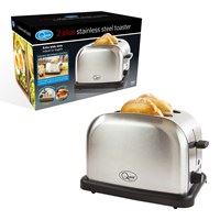 Quest Stainless Steel 2 Slice Toaster (Carton of 4)