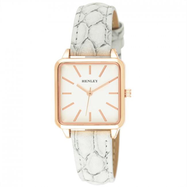 Henley Womens Lizard Grain Strap Watch H06160