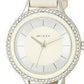 Henley Womens Fashion Analogue Biege Leather Strap Watch H06168.5